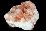 Natural, Red Quartz Crystal Cluster - Morocco #101487-1